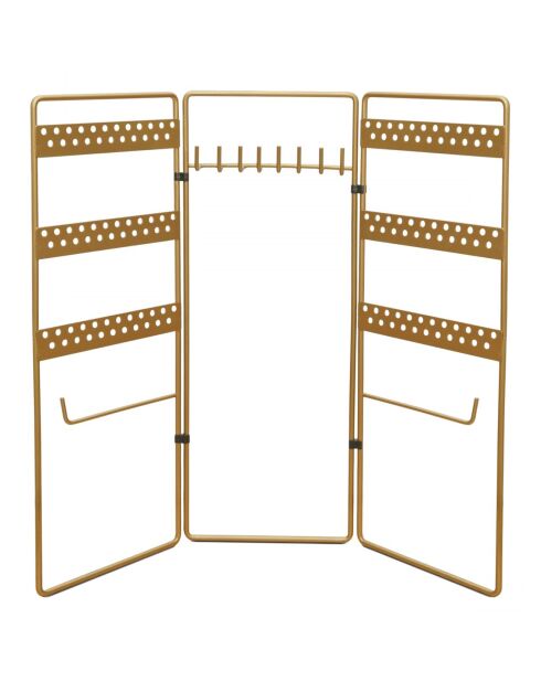 Support à bijoux 241358 doré - 45x40 cm