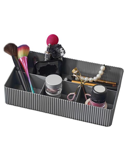 Organisateur maquillage HMY multicolore - 18x30x6 cm