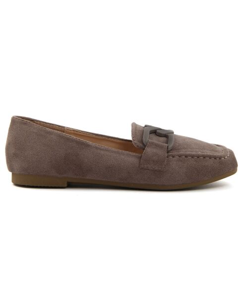 Mocassins Charlotte taupe