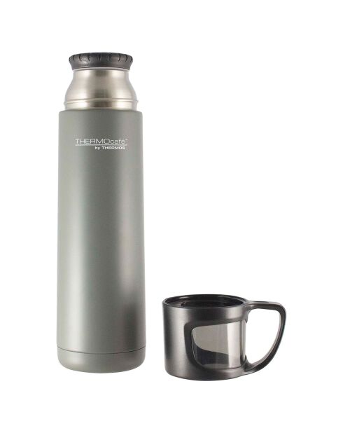 Graue isolierte Edelstahlflasche — 0,5 l