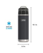 1 Bouteille isotherme& 1 Porte Aliments isotherme anthracite - 0.71L