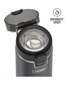 1 Bouteille isotherme& 1 Porte Aliments isotherme anthracite - 0.71L