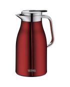 1 Carafe isotherme & 2 Tasses Barista en Verre borosilicate rouge - 1L