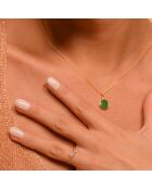 Bague Rencontre florale or jaune