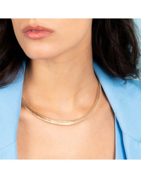 Collier Scintillant or jaune