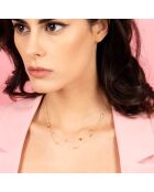 Collier Colormix Pierres semi-précieuses 3 ct Or jaune