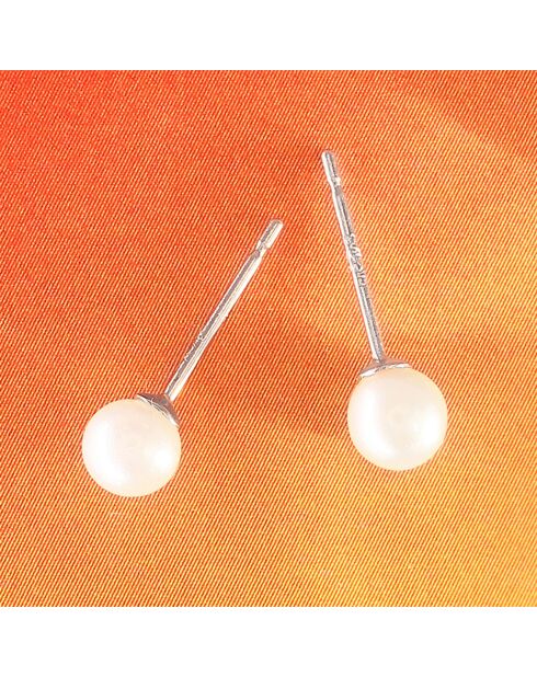 Boucles d'oreilles My Pearl or jaune