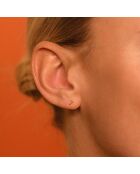 Boucles d'oreilles Emma or jaune