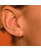 Boucles d'oreilles Emma or jaune