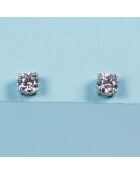 Boucles d'oreilles Simply You or blanc