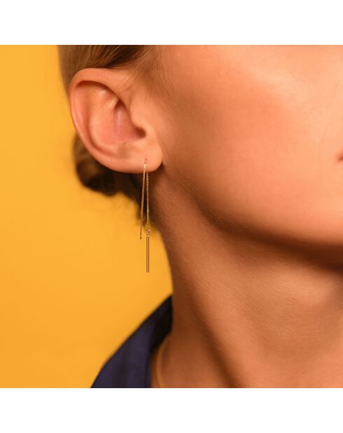Boucles d'oreilles Magistral or jaune