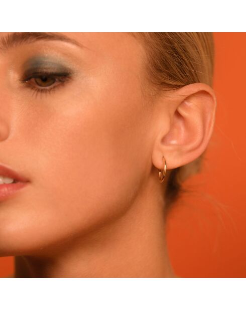 Boucles d'oreilles Sublimes créoles or jaune