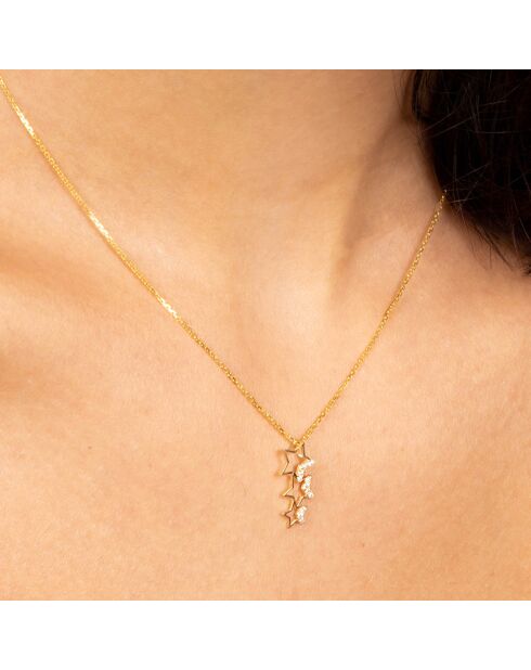 Pendentif Constellation or jaune