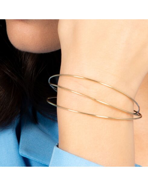 Jonc Bangle or jaune