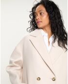 Manteau en Laine mélangée Miranda naturel
