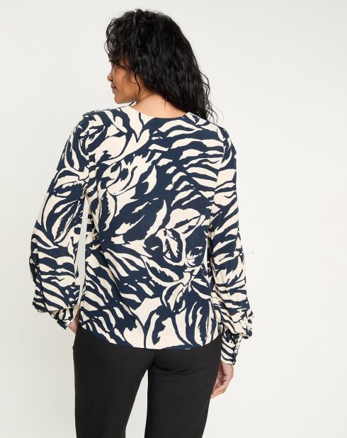 Blusa azul marino Tabecara de C&T