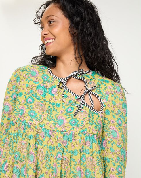 Robe Bohemian Hindi    kaki