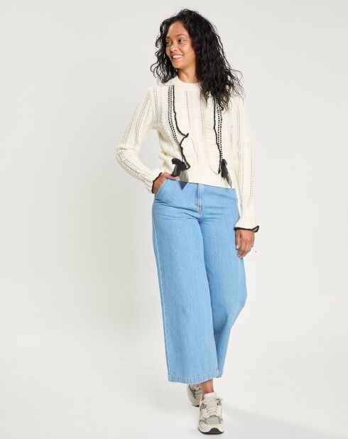Pull en Laine mélangée Parure     ecru