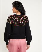 Pull en Laine mélangée Claudine     noir