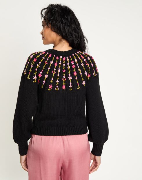 Pull en Laine mélangée Claudine     noir