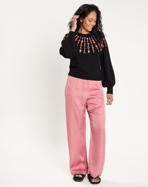 Pull en Laine mélangée Claudine     noir