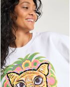 Sweat Happy Holi    blanc