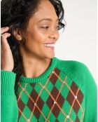 Pull 100% Laine Burlington     vert