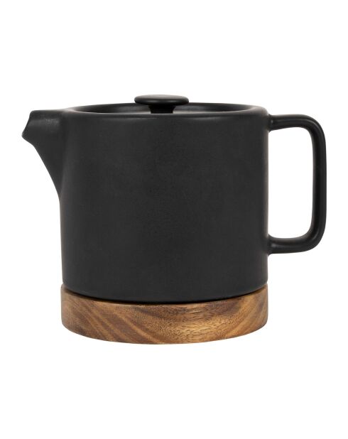 Nordika zwarte theepot - 70cl