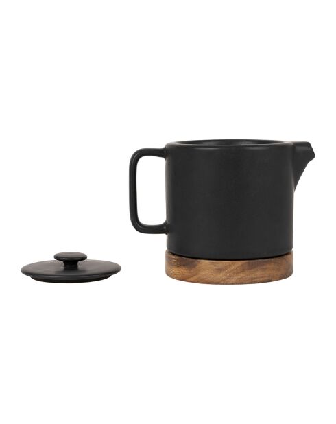 Nordika zwarte theepot - 70cl