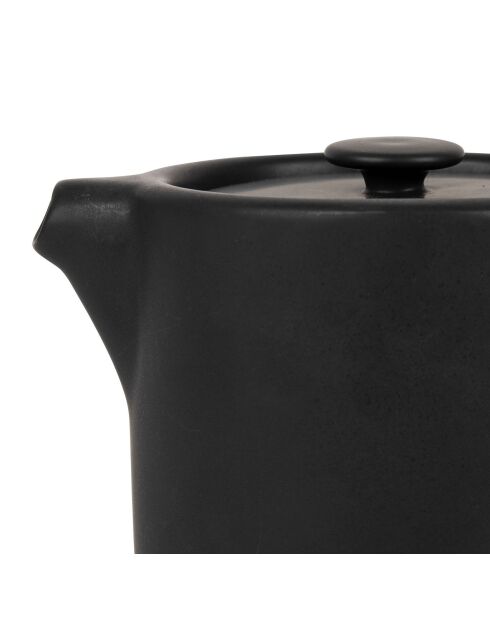 Nordika zwarte theepot - 70cl