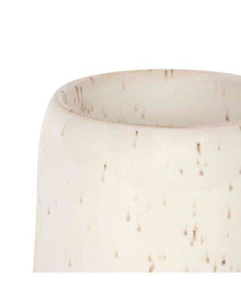 6 Gobelets Nordika blancs - 10cl