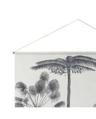 Toile Dragonnier grise - 154x154 cm