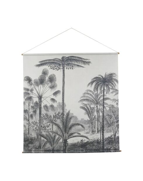 Graue Drachenbaum-Leinwand, 154x154 cm