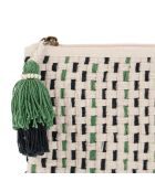 Pochette Courba verte - 20x15 cm