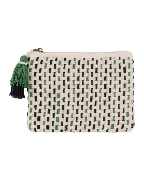 Pochette Courba verte - 20x15 cm