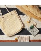 Pochette Courba jaune - 20x15 cm