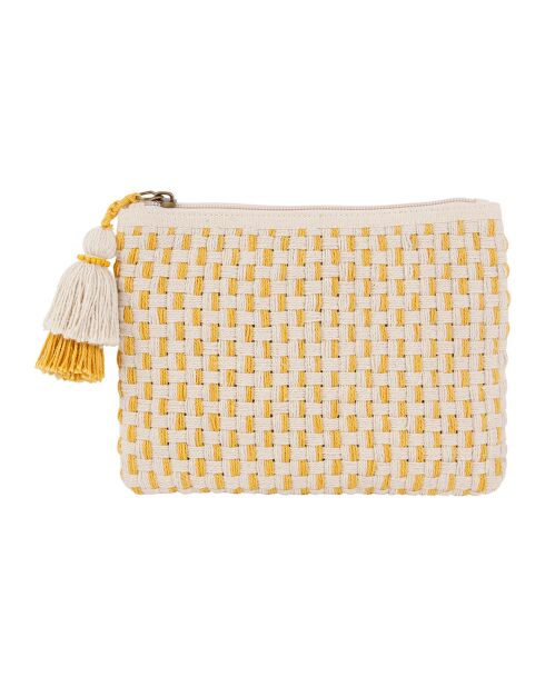 Pochette Courba jaune - 20x15 cm