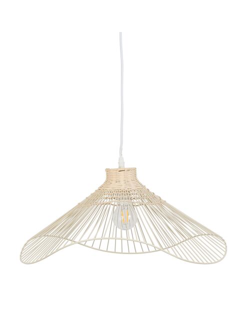 Suspension Ferline crème - 50x22 cm
