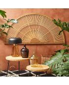 2 Tables basse en Bambou Saori naturelle