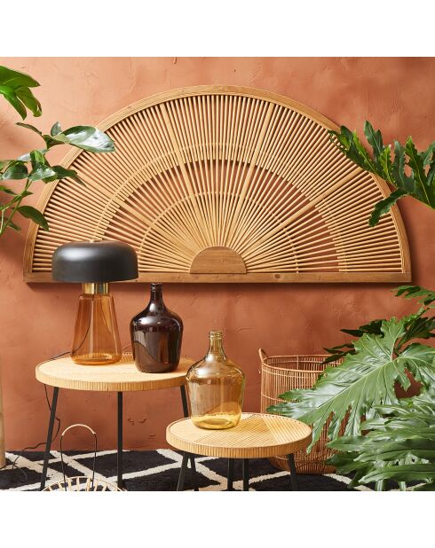 2 Tables basse en Bambou Saori naturelle