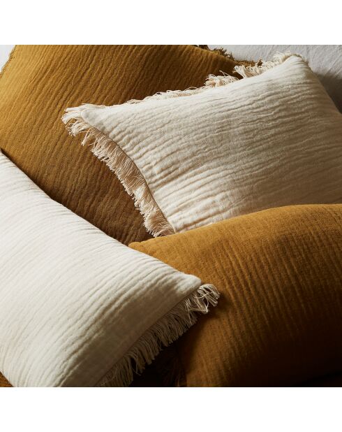 Housse de Coussin Earthnote dorée - 45x45 cm