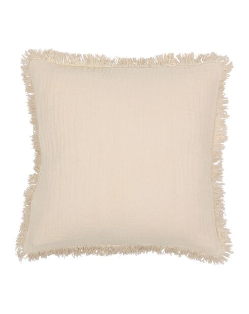 Housse de Coussin Earthnote crème - 45x45 cm