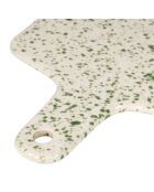 Planche à découper en Porcelaine Funny vert d'eau - 28x18.5 cm