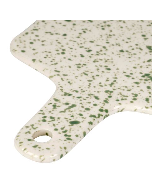 Planche à découper en Porcelaine Funny vert d'eau - 28x18.5 cm