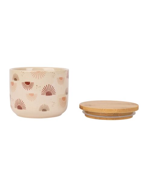 2 Pots en Porcelaine Sweet Leav terra/vet