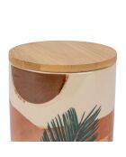 2 Pots en Porcelaine Sweet Leav terra/vet