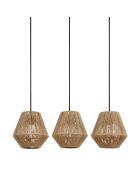 Suspension en Jute Korda naturel/noir - 61x20x75 cm