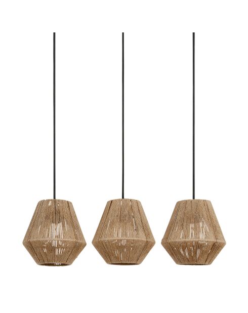 Suspension en Jute Korda naturel/noir - 61x20x75 cm