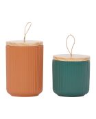 2 Pots Sweet Leav terra/vert