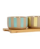 3 Coupelles Medu Summer menthe/jaune